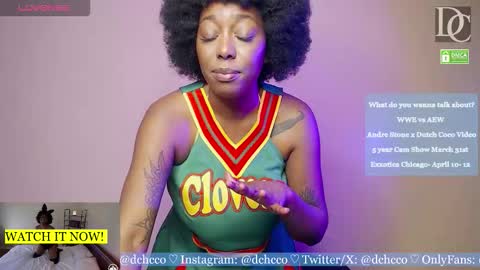 Snapshot of dchcco chatting on 03/17/26, 12:59 Duchess Coco - Coco Puffs online show from 03/17/26, 12:59