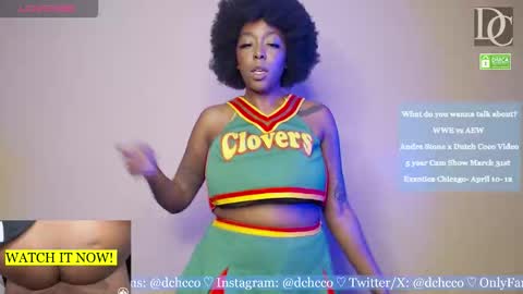Snapshot of dchcco chatting on 03/18/26, 01:09 Duchess Coco - Coco Puffs online show from 03/18/26, 01:09