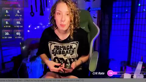 Snapshot of dominantman18064 chatting on 01/25/25, 01:10 Bigbearnbunnyboy online show from 01/25/25, 01:10