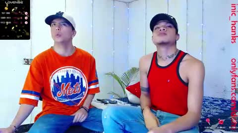 Snapshot of dominic_hanks chatting on 01/16/25, 03:56 DOMINIC AND ANDREW online show from 01/16/25, 03:56