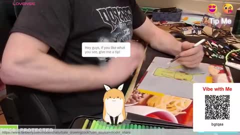 Snapshot of drawingcock chatting on 01/17/25, 03:43 drawingcock online show from 01/17/25, 03:43