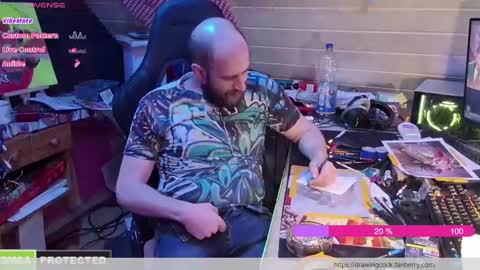 Snapshot of drawingcock chatting on 01/31/25, 07:18 drawingcock online show from 01/31/25, 07:18