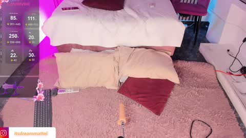 Snapshot of dreammatell_ chatting on 01/24/25, 03:43 Dream Matell online show from 01/24/25, 03:43