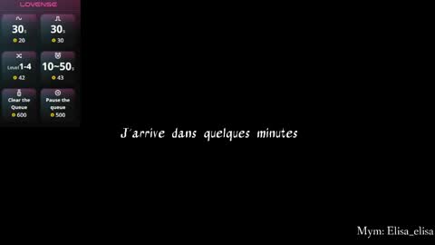 Elisa online show from 04/06/26, 06:20