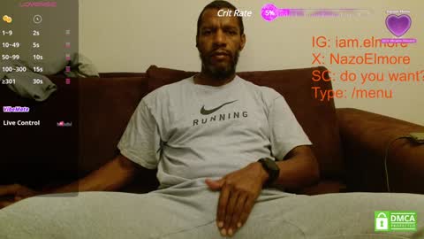 My name is Elmore. Please say hello I like to chat with you. If you have requests or dirty talk please use tip online show from 01/26/25, 03:48