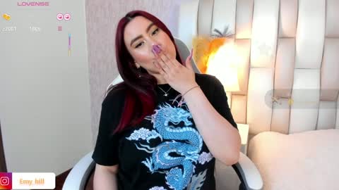 Snapshot of emily_hill___ chatting on 02/02/25, 01:34 EMILY Monday 5-2 am From Tuesday to Friday5-1 am Colombia time online show from 02/02/25, 01:34