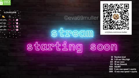 Snapshot of eva69muller chatting on 12/19/24, 06:12 Eva next show 8pm CEST AMST online show from 12/19/24, 06:12