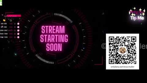 Snapshot of eva69muller chatting on 02/14/25, 07:44 Eva next show 8pm CEST AMST online show from 02/14/25, 07:44