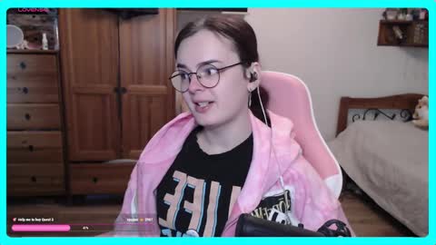 Snapshot of eva_katt chatting on 02/25/25, 12:55 Gamer Katt online show from 02/25/25, 12:55