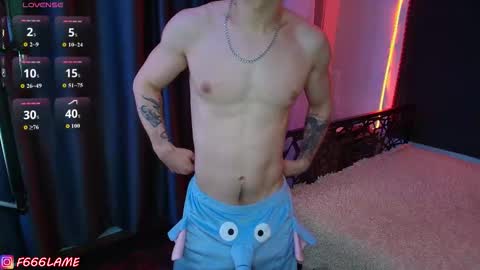 Snapshot of f666lame chatting on 03/14/26, 06:46 F666LAME online show from 03/14/26, 06:46