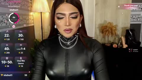Snapshot of fantasticock4ux chatting on 04/27/26, 10:46 YOUR DOMINA KRISTINE online show from 04/27/26, 10:46