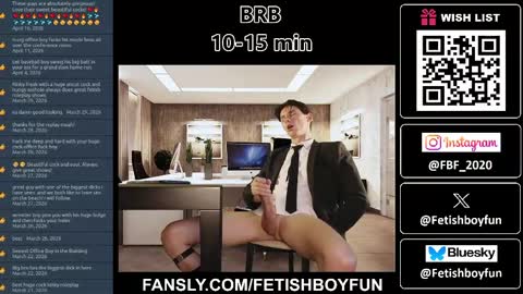 Snapshot of fetishboyfun chatting on 04/18/26, 07:58 FetishBoyFun online show from 04/18/26, 07:58