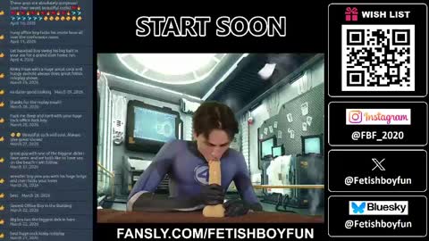 Snapshot of fetishboyfun chatting on 04/22/26, 12:18 FetishBoyFun online show from 04/22/26, 12:18