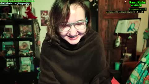 Snapshot of frogessjay chatting on 03/08/26, 01:36 Jaywise Frogfoot online show from 03/08/26, 01:36