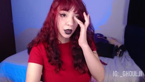 Snapshot of ghoulji chatting on 12/18/24, 11:40 Annie Im going to be offline from 29nov to 3dec online show from 12/18/24, 11:40