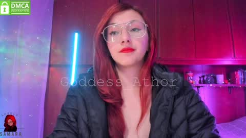 Snapshot of goddess_athor chatting on 01/21/25, 10:19 HI I AM SAMARA -------------------- Next Stream 30 NOV 2024 2200 GMT-2 online show from 01/21/25, 10:19