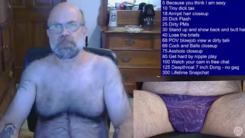 HairyDaddyBear69 online show from 09/12/25, 02:50