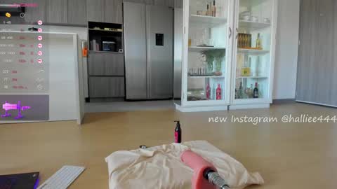 Snapshot of halliee chatting on 09/10/25, 08:20 insta Laupalacio777Next stream 01th December online show from 09/10/25, 08:20