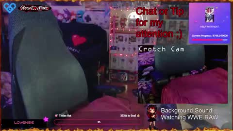 Snapshot of heartmyarc chatting on 12/03/24, 08:38 HeartMyArc online show from 12/03/24, 08:38