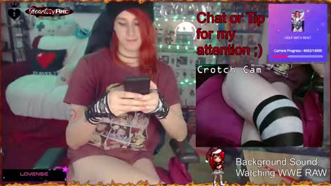 Snapshot of heartmyarc chatting on 12/24/24, 06:11 HeartMyArc online show from 12/24/24, 06:11