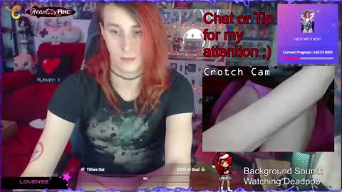 Snapshot of heartmyarc chatting on 12/31/24, 06:37 HeartMyArc online show from 12/31/24, 06:37