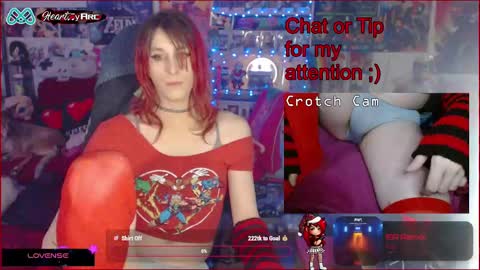 Snapshot of heartmyarc chatting on 01/13/25, 07:32 HeartMyArc online show from 01/13/25, 07:32