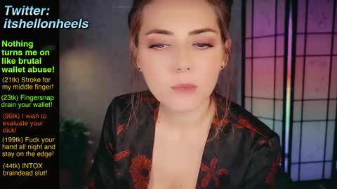 Snapshot of hell_on_heels_ chatting on 01/23/25, 03:26 - show loyalty and subscribe -  online show from 01/23/25, 03:26