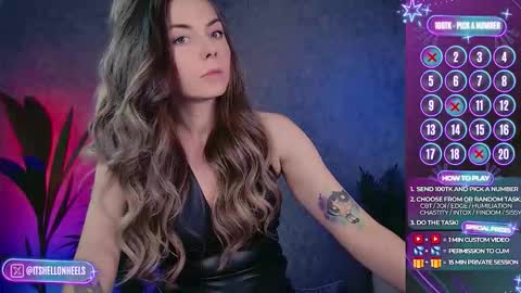 Snapshot of hell_on_heels_ chatting on 09/13/25, 11:04 - show loyalty and subscribe -  online show from 09/13/25, 11:04