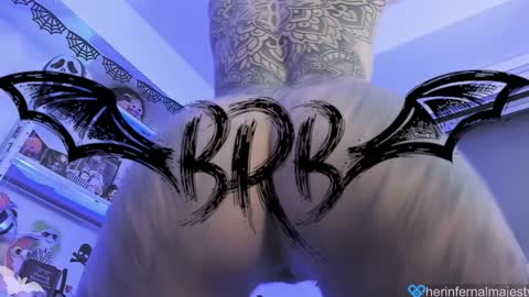 Snapshot of herinfernalmajesty chatting on 01/24/25, 06:14  Marie  online show from 01/24/25, 06:14