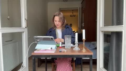 Snapshot of holydori chatting on 02/24/25, 10:26 dori not holy get my tg channel with link from description under last photo online show from 02/24/25, 10:26