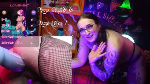 Snapshot of hotpinknymph chatting on 12/22/25, 03:36 Elora Rainn online show from 12/22/25, 03:36