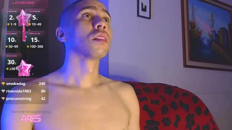 Snapshot of innocentsweetboy chatting on 03/07/25, 01:29 Aaron online show from 03/07/25, 01:29