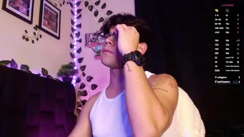 Isaac Saenz. online show from 02/21/25, 01:11