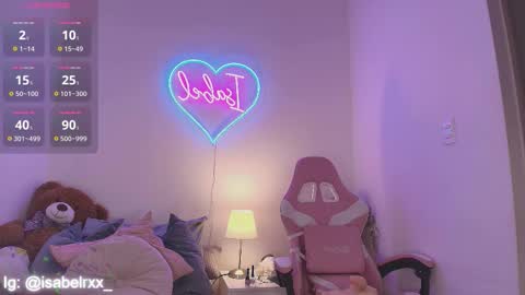 Snapshot of isabel_roux chatting on 11/27/25, 10:34 Isabel online show from 11/27/25, 10:34