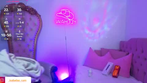 Snapshot of isabela_tay chatting on 06/18/26, 11:36 ISABELA online show from 06/18/26, 11:36