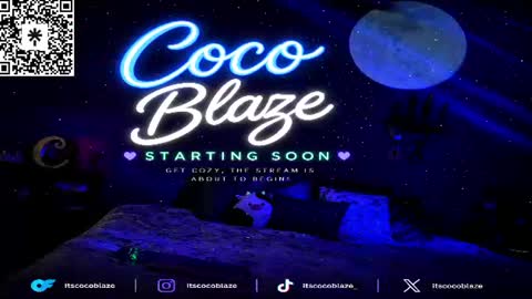 Snapshot of itscocoblaze chatting on 06/18/26, 02:45 CoCo Blaze online show from 06/18/26, 02:45