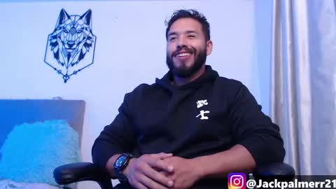 Snapshot of jack_master_muscle chatting on 10/19/25, 12:55 jack and leah online show from 10/19/25, 12:55