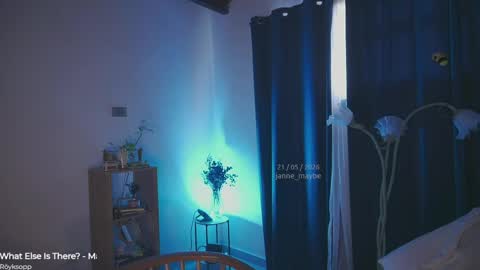 Snapshot of janne_maybe chatting on 05/21/26, 02:35 jmaybe e online show from 05/21/26, 02:35