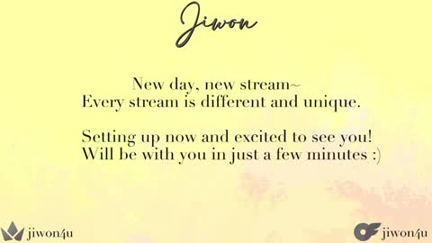 Jiwon online show from 12/31/24, 09:10