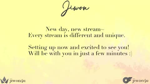 Jiwon online show from 02/24/25, 12:16