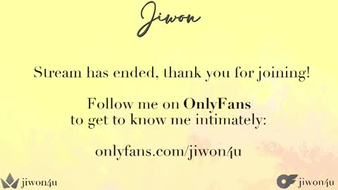 Jiwon online show from 03/01/25, 02:02