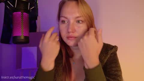 Snapshot of karathemagic chatting on 10/03/25, 08:55 I am here around 5am GMT karathemagic online show from 10/03/25, 08:55