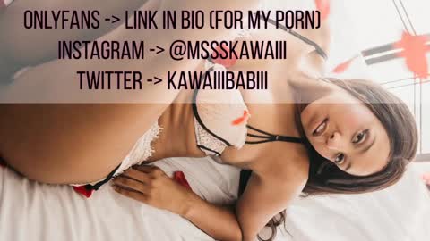 Snapshot of kawaiiibabiii chatting on 01/17/25, 04:06 Miss Kawaiii online show from 01/17/25, 04:06