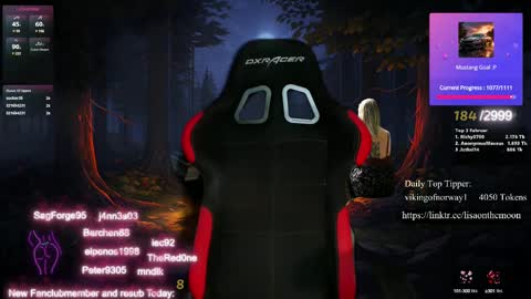 Snapshot of kimilee22 chatting on 02/13/25, 01:19 Wolfs Girl online show from 02/13/25, 01:19