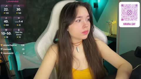 Snapshot of kirarasay chatting on 01/10/25, 01:20 Kira online show from 01/10/25, 01:20