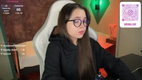 Snapshot of kirarasay chatting on 01/16/25, 01:14 Kira online show from 01/16/25, 01:14