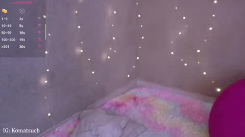 Snapshot of komatsu_ chatting on 11/26/25, 11:06 Komatsu Lilith online show from 11/26/25, 11:06