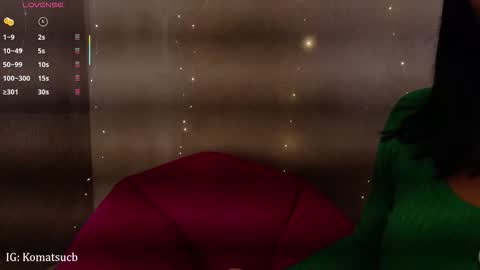 Snapshot of komatsu_ chatting on 12/15/25, 03:33 Komatsu Lilith online show from 12/15/25, 03:33