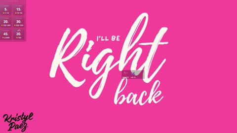 Cristina online show from 12/15/25, 06:56