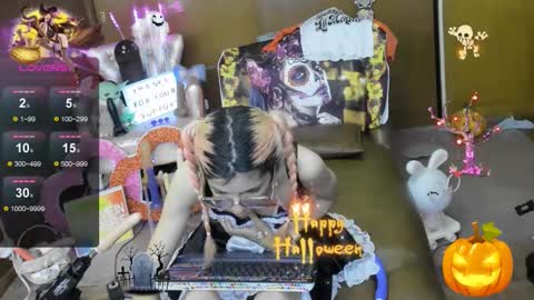 Snapshot of laflakita21 chatting on 10/31/25, 06:42 Skinnygirl online show from 10/31/25, 06:42